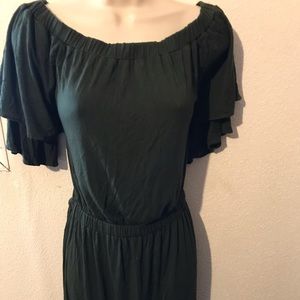 Loft Off Shoulder Midi Dress